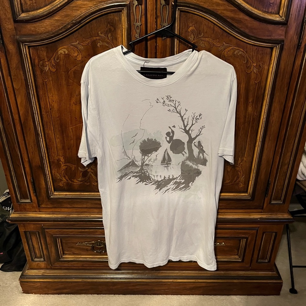 Men’s topless California skull T-shirt size xl